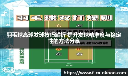 羽毛球高球发球技巧解析 提升发球精准度与稳定性的方法分享